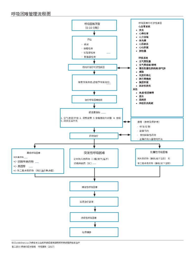 姑息治疗管理--呼吸困难